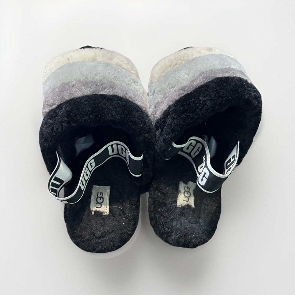 UGG Women's Fluff Yeah Slides‎ Slippers Multicolor Size 12 S/N 1097169 - Picture 3 of 8